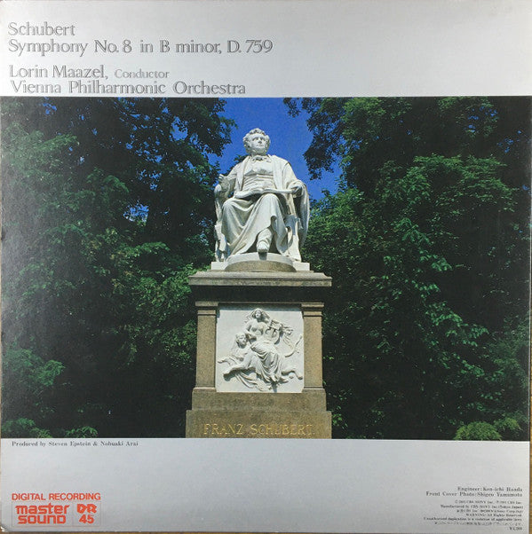 Franz Schubert - Symphony No. 8 ""Unfinished""(LP)