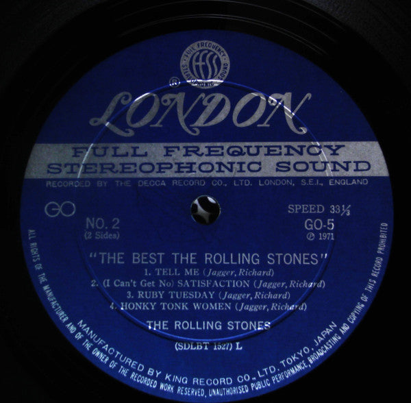 The Rolling Stones - The Best The Rolling Stones (LP, Comp)