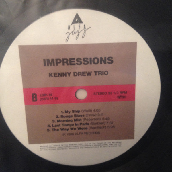 Kenny Drew Trio* - Impressions (LP, Album)