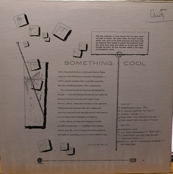 June Christy - Something Cool (LP, Album, RE, Re-)