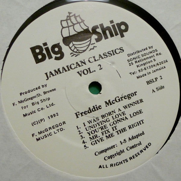 Freddie McGregor - Sings Jamaican Classics 2 (LP, Album)