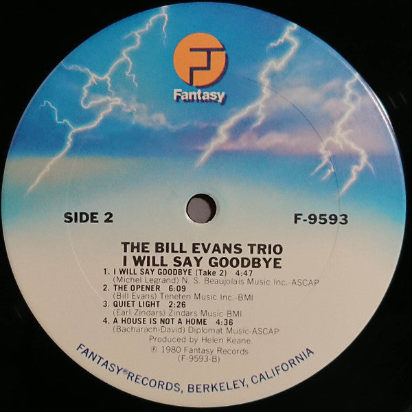 The Bill Evans Trio - I Will Say Goodbye (LP, Album)