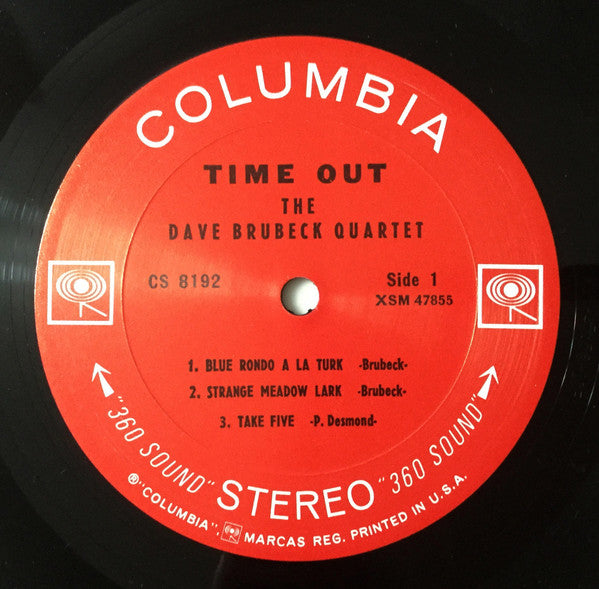 The Dave Brubeck Quartet - Time Out (LP, Album, RE, San)