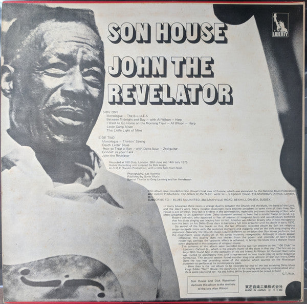 Eddie House* - John The Revelator (LP, Album, Dar)