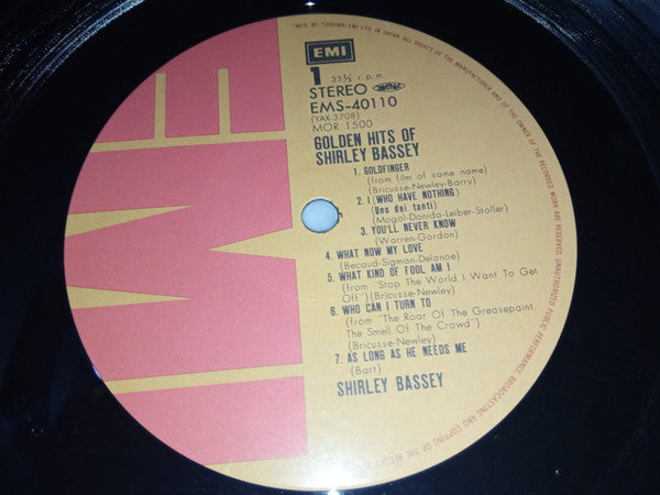 Shirley Bassey - Golden Hits Of Shirley Bassey (LP, Comp)