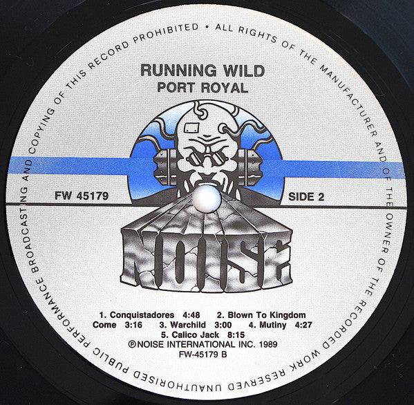 Running Wild - Port Royal (LP, Album)