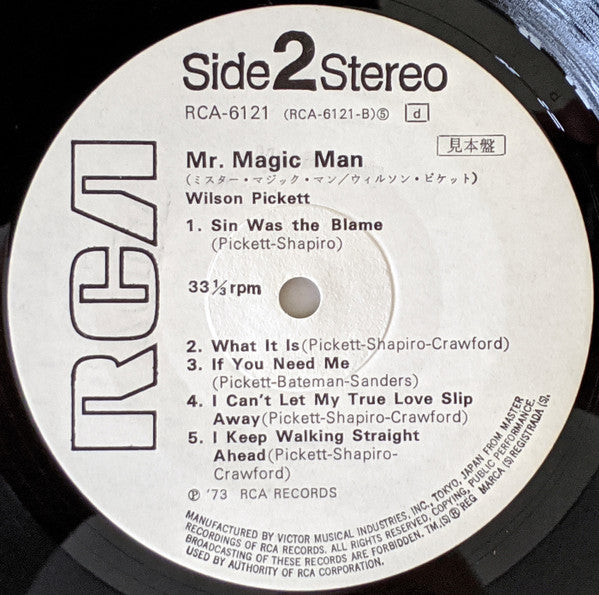 Wilson Pickett - Mr. Magic Man (LP, Album, Promo, Gat)