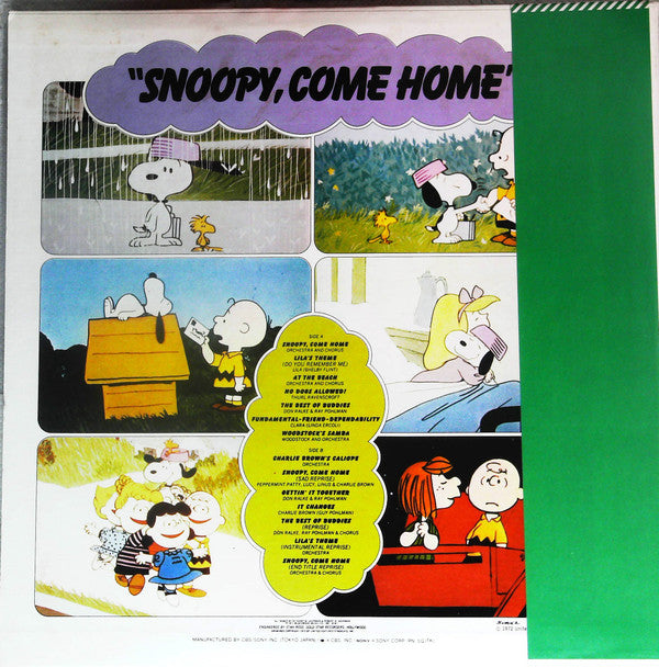 Richard M. Sherman - ""Snoopy, Come Home"" Original Soundtrack(LP, ...