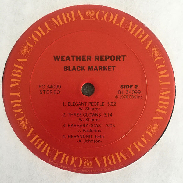 Weather Report - Black Market (LP, Album, San)