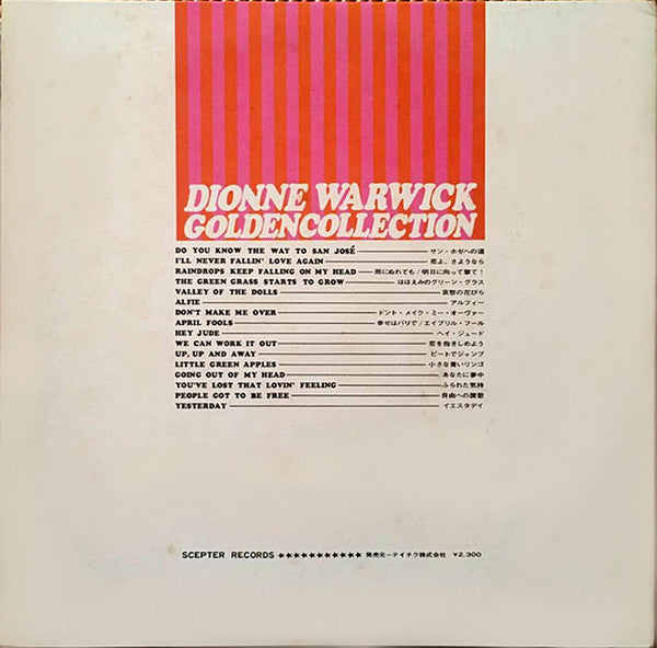 Dionne Warwick - Golden Collection (LP, Comp)