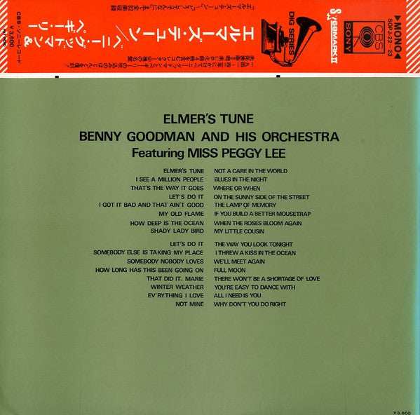 Benny Goodman & Peggy Lee - Elmer's Tune (2xLP, Mono)