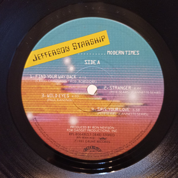 Jefferson Starship - Modern Times (LP, Album, Gat)