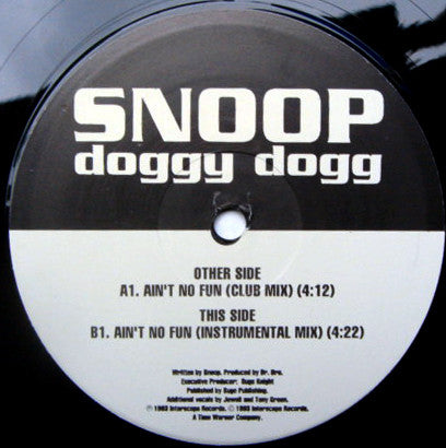 Snoop Dogg - Ain't No Fun (12"")