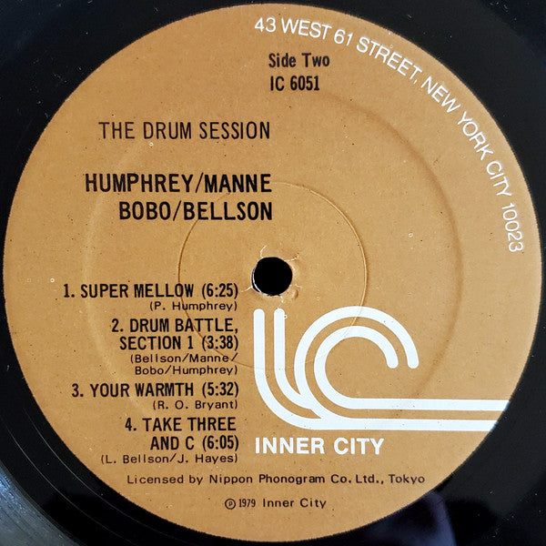 Paul Humphrey - The Drum Session(LP, Album)
