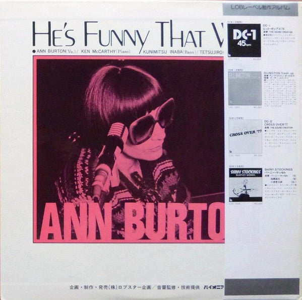 Ann Burton - He's Funny That Way (LP, Album, Ltd)