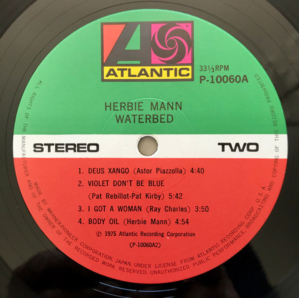 Herbie Mann - Waterbed (LP, Album)