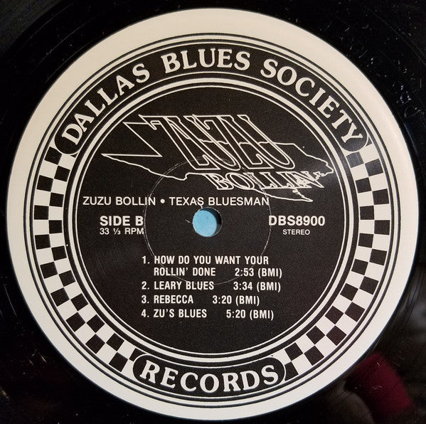 Zuzu Bollin - Texas Bluesman (LP, Album)