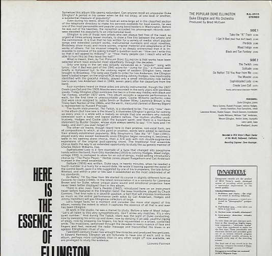 Duke Ellington And His Orchestra - The Popular Duke Ellington(LP, A...