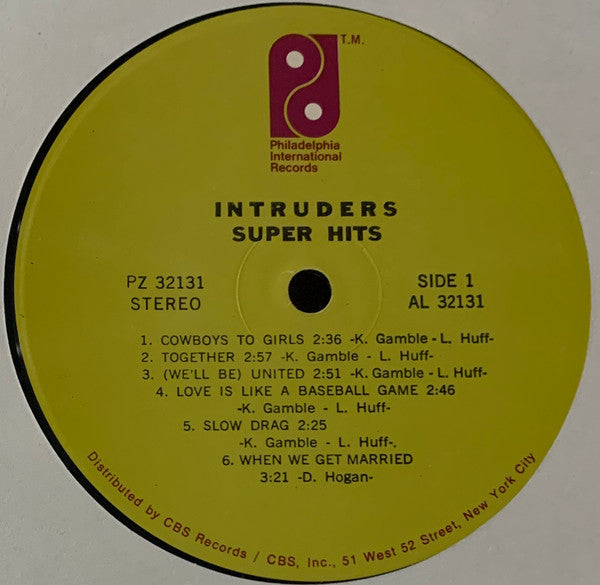 Intruders* - Super Hits (LP, Comp, RE)