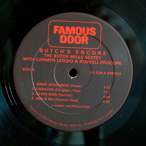 The Butch Miles Sextet - Butch's Encore(LP, Album)