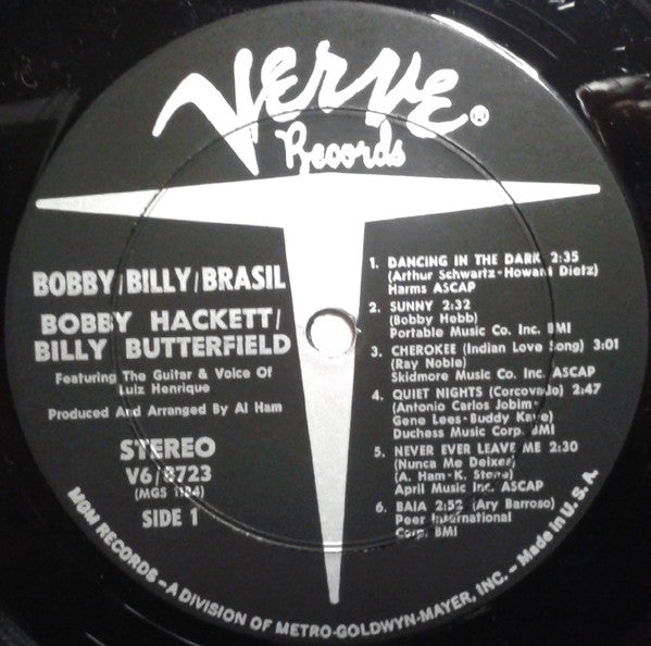 Bobby Hackett - Bobby / Billy / Brasil(LP, Album)