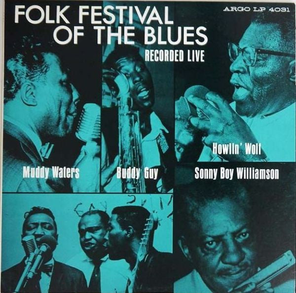 Muddy Waters - Folk Festival Of The Blues (LP, Album, Mono, RE)