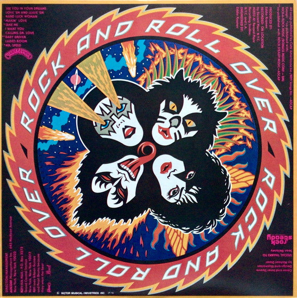 Kiss - Rock And Roll Over (LP, Album, Cam)