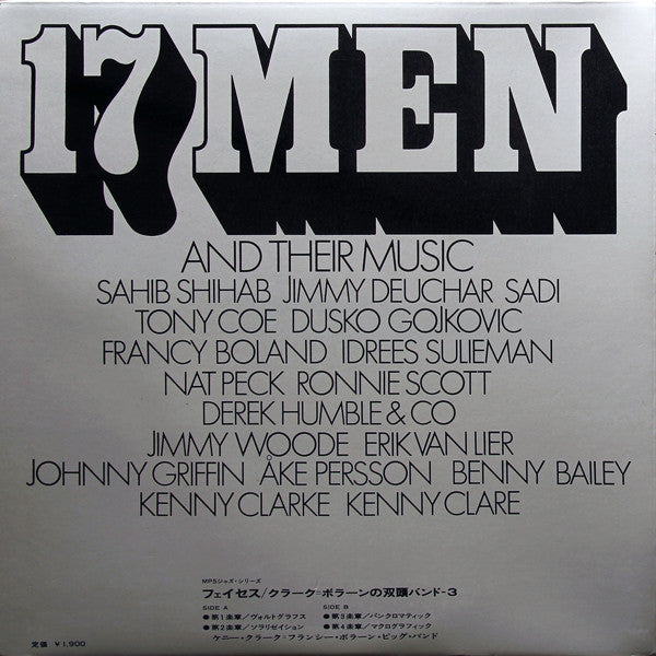 Clarke-Boland Big Band - Faces 17 Men & Their Music(LP, Album, Promo)