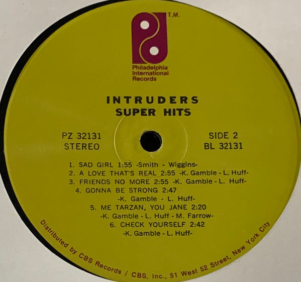 Intruders* - Super Hits (LP, Comp, RE)