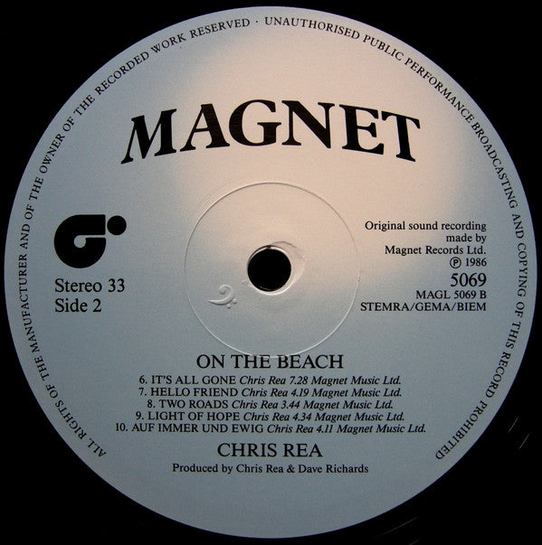 Chris Rea - On The Beach (LP, Album)