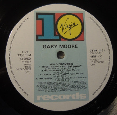 Gary Moore - Wild Frontier (LP, Album)