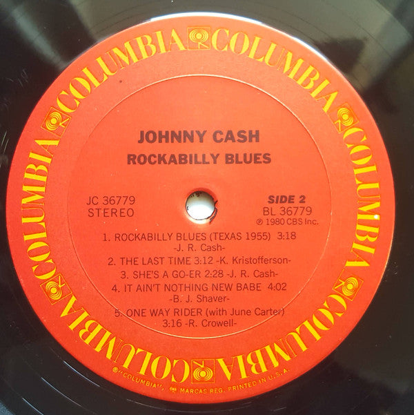 Johnny Cash - Rockabilly Blues (LP, Album, Pit)