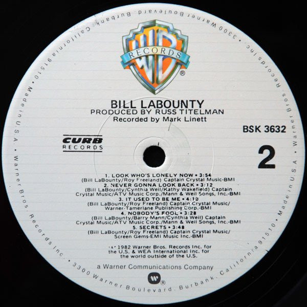 Bill LaBounty - Bill LaBounty (LP, Album, Los)