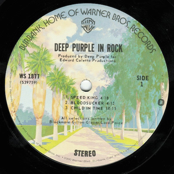Deep Purple - In Rock (LP, Album, RE, Ter)