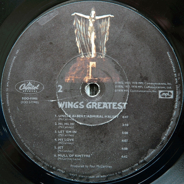 Wings (2) - Wings Greatest (LP, Comp, Los)