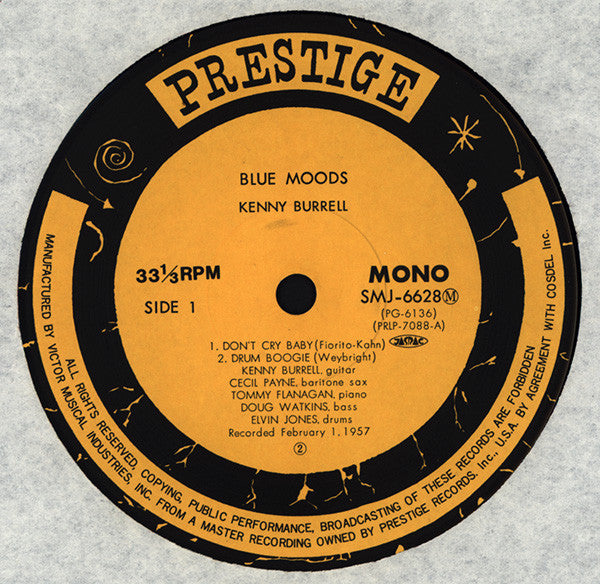 Kenny Burrell - Kenny Burrell (LP, Album, Mono, RE)