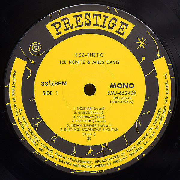 Lee Konitz - Ezz-thetic(LP, Comp, Mono, RE)