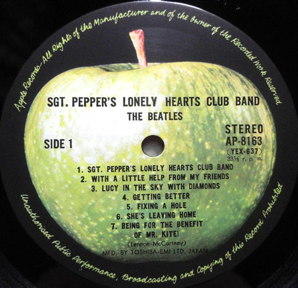 The Beatles - Sgt. Pepper's Lonely Hearts Club Band(LP, Album, RE, ...