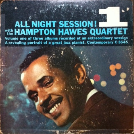 Hampton Hawes Quartet - All Night Session, Vol. 1(LP, Album, Mono, RE)