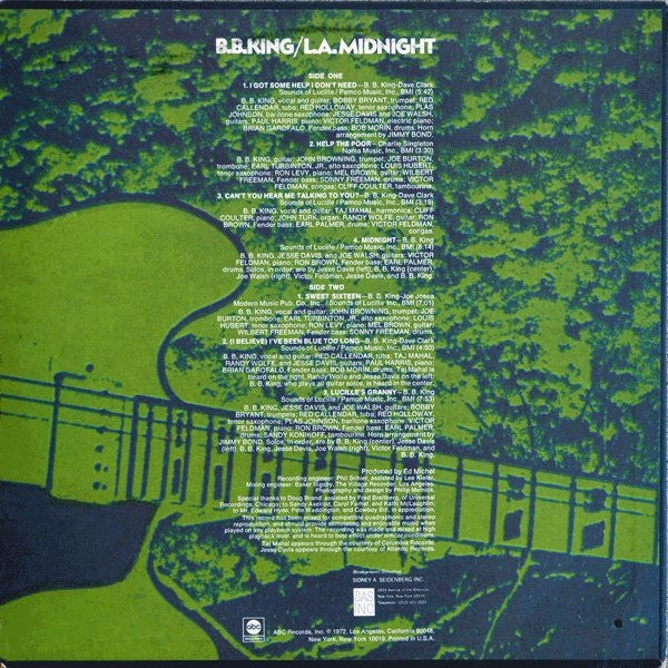 B.B. King - L.A. Midnight (LP, Album)