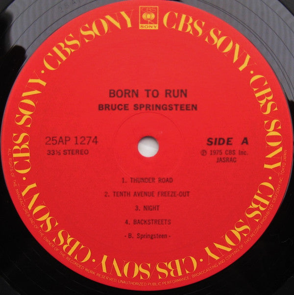 Bruce Springsteen - Born To Run (LP, Album, RE, Gat)