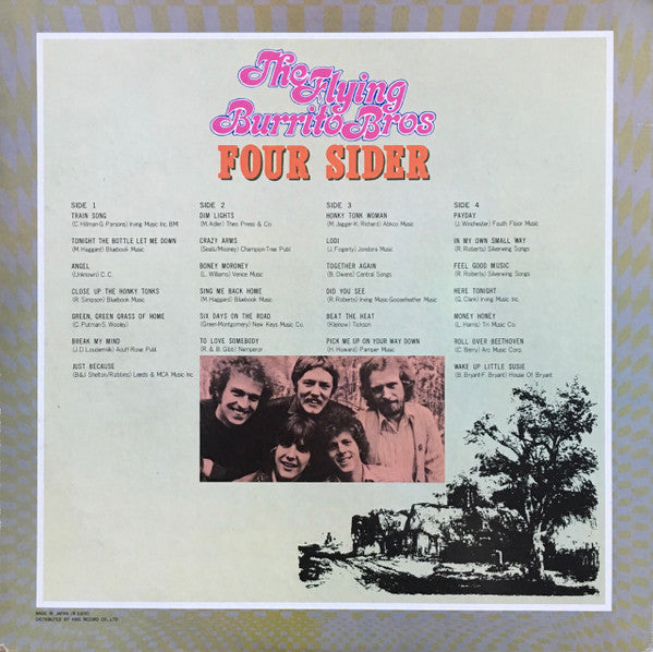 The Flying Burrito Bros - Four Sider (2xLP, Comp, Gat)