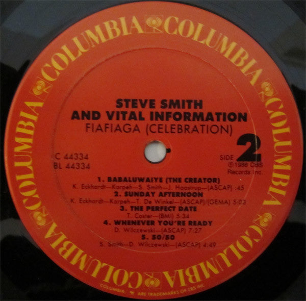 Steve Smith (5) - Fiafiaga (Celebration)(LP, Album)