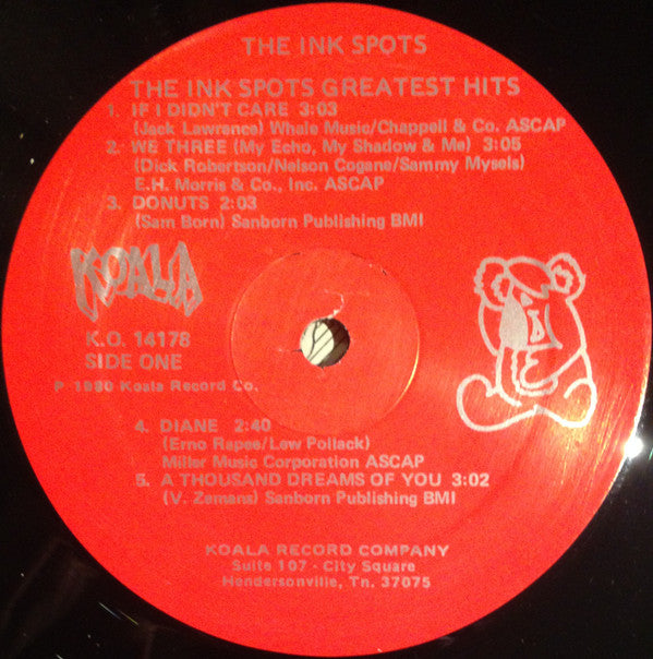 The Ink Spots - The Ink Spots Greatest Hits (LP, Comp)