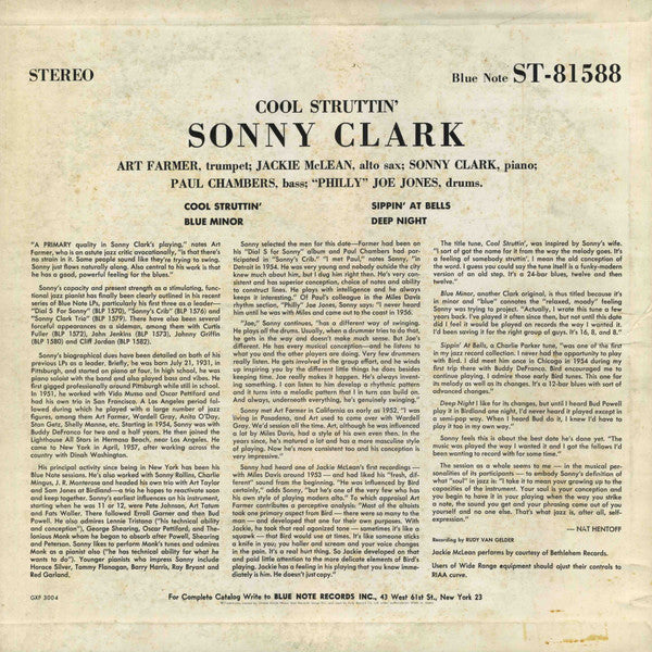 Sonny Clark - Cool Struttin' (LP, Album, Ltd, RE)