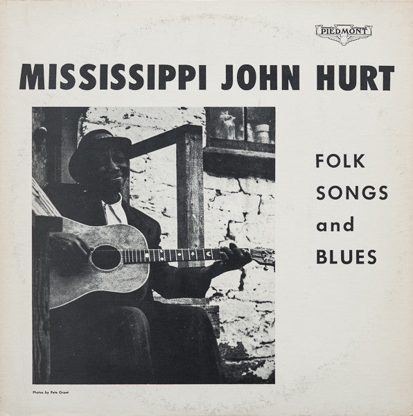 Mississippi John Hurt - Folk Songs And Blues (LP, RE, RP, Bla)