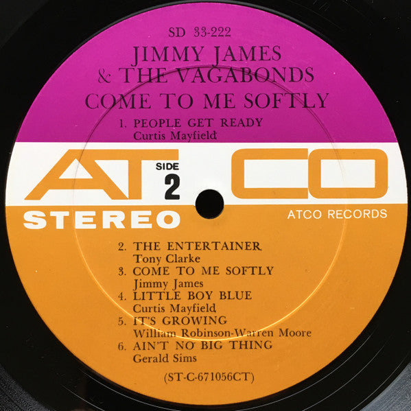 Jimmy James & The Vagabonds - Come To Me Softly (LP)