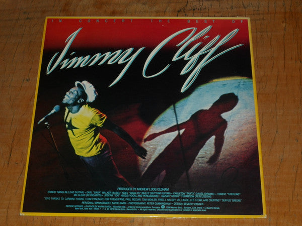 Jimmy Cliff - In Concert The Best Of (LP, Album)