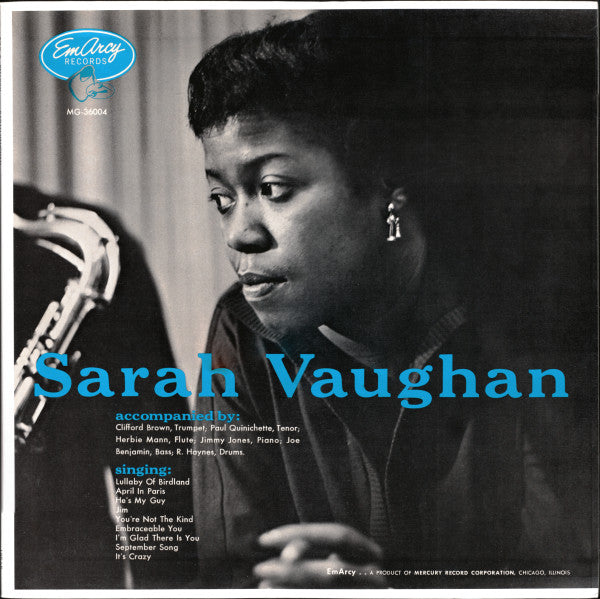 Sarah Vaughan - Sarah Vaughan (LP, Album, Mono, RE)