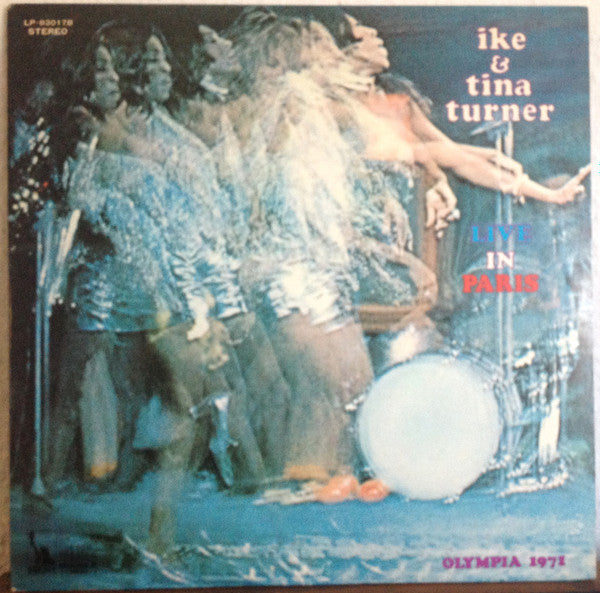 Ike & Tina Turner - Live In Paris (2xLP, Album, Gat)